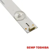 KIT BARRAMENTO LED SEMP TOSHIBA L48S4700FS L48S4700 48d2700 NOVO | 8 BARRAS 