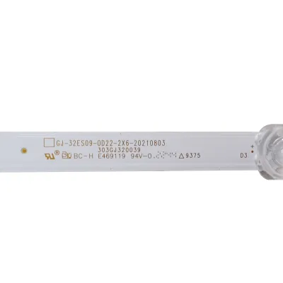 KIT BARRAMENTO DE LED AOC 32S5135/78G 32S5135 | 2 BARRAS C/ 6 LEDS - GJ-32ES09-0D22-2X6-20210803 - ORIGINAL 