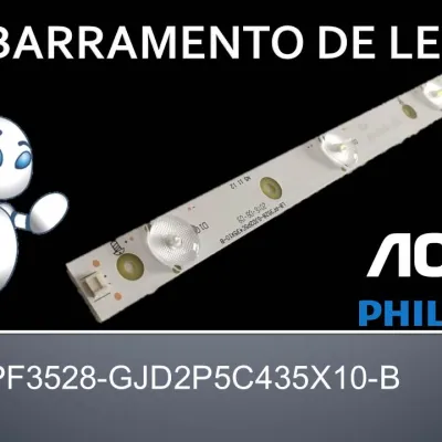 BARRA DE LED AOC LE43D1452 LB-PF3528-GJD2P5C435X10-B (SEMI-NOVA)
