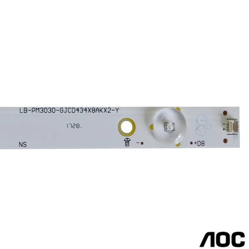 KIT BARRAMENTO AOC LE43S5970 LE43S5977 LB-PM3030-GJCD434X8AKX2-Y | 4 BARRAS