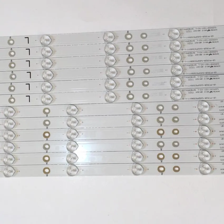 KIT BARRA DE LED AOC LE50D1452 NOVO - 12 BARRAS