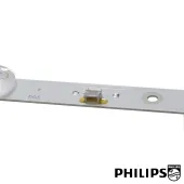 KIT BARRAMENTO LED PHILIPS 50PUG6654 50PUG7625 50PUG7406 | 4 BARRAS 8 LEDS - ORIGINAL HRS-H554-050PS20-0408-3030-12-N-V1
