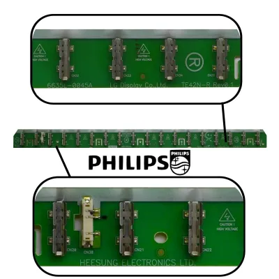 PLACA DAS LAMPADAS (PAR) PHILIPS 42PFL3604/78 6635L-0044A 6635L-0045A | SEMI NOVO