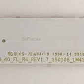 KIT BARRAMENTO LED SAMSUNG UN40J6500 LM41-00117N LM41-00117M (SEMI NOVA)