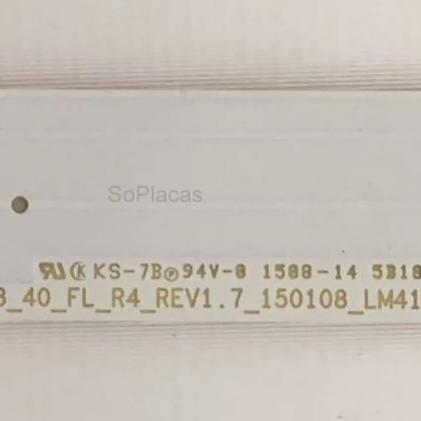 KIT BARRAMENTO LED SAMSUNG UN40J6500 LM41-00117N LM41-00117M (SEMI NOVA)