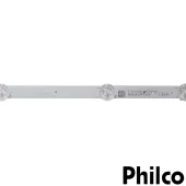 KIT BARRAMENTO DE LED PHILCO  PTV32E21DSWN PTV32E20AGBL CRH-CG32DF3030020794 - 2 BARRAS C/ 7 LEDS