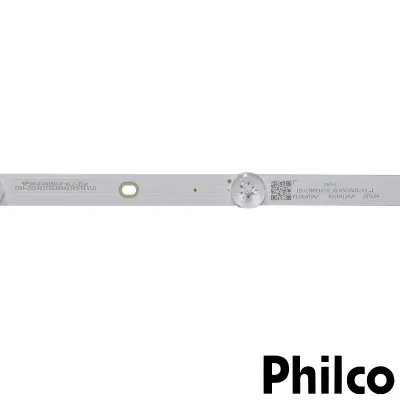 KIT BARRAMENTO DE LED PHILCO PTV24G50SN PTV24G50 LB-C240Y19-5C | 2 BARRAS C/ 4 LEDS - ORIGINAL