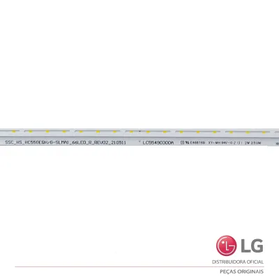 KIT BARRAMENTO LED LG 55NANO80SQA | 2 BARRAS | AGF30201801 | ORIGINAL