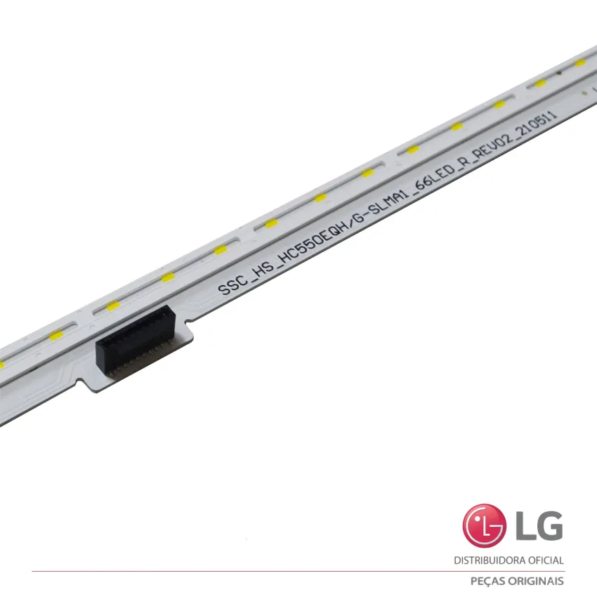 KIT BARRAMENTO LED LG 55NANO80SQA | 2 BARRAS | AGF30201801 | ORIGINAL