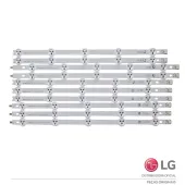 KIT BARRAMENTO LED LG 42LN5400 42LN549C 42LN549E 42LN5700 42LA6130 42LP360H 42LP560H 42WL10MS AGF78326501
