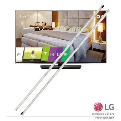 KIT BARRAMENTO LED LG 49UV761H AGF78646701 AGF80318201 | ORIGINAL