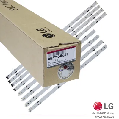 KIT BARRAMENTO DE LED LG 49LH5100 49LH5150 49LH5600 49LH5700 49LW300C 49LX300C AGF79045801 - ORIGINAL