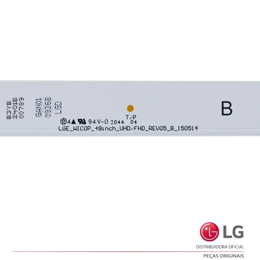 KIT BARRAMENTO DE LED LG 49LH5100 49LH5150 49LH5600 49LH5700 49LW300C 49LX300C AGF79045801 - ORIGINAL