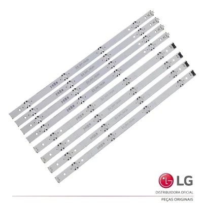 KIT BARRAMENTO LED LG 49LH5100 49LH5150 49LH5600 49LH5700 49LW300C 49LX300C AGF79046001 | ORIGINAL