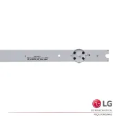 KIT BARRAMENTO LED LG 43LH6000 43LW540S AGF79047102 AGF30000801 | 3 BARRAS | ORIGINAL