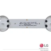 KIT BARRAMENTO LG 70UM7370PSA 70UN7310PSC AGF80325802 AGF80325803 | 5 BARRAS 10 LEDS | ORIGINAL