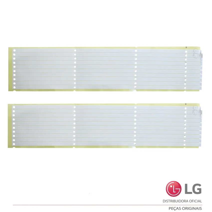 BARRAMENTO DE LED LG 75NANO90SNA 75NANO90 AGF30092501 AGM30006901 | 20 BARRAS C/ 10 LEDS - ORIGINAL