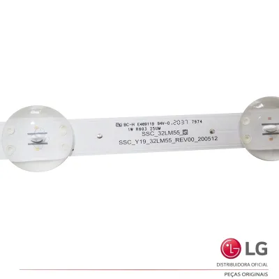 BARRA DE LED LG 32LM621C 32LM625B 32LM621CBSB 32LM625BPSB 32LK610B AGM75549401 NOVO | ORIGINAL