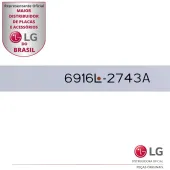 KIT BARRAMENTO LG 43LJ5100 / 43LJ5100-SB  / 43LK5700 / 43LJ5500 AGM76409801 | ORIGINAL