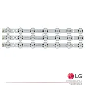 KIT BARRAMENTO LED LG 43UN7300PSC 43UN731C0SC 43US660H0SD AGM76872401 AGM76872402 - ORIGINAL 