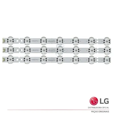 KIT BARRAMENTO LED LG 43UN7300PSC 43UN731C0SC 43US660H0SD AGM76872401 AGM76872402 - ORIGINAL 