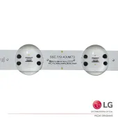 KIT BARRAMENTO LED LG 43UN7300PSC 43UN731C0SC 43US660H0SD AGM76872401 AGM76872402 - ORIGINAL 