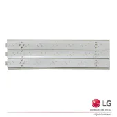 KIT BARRAMENTO LED LG 43UN7300PSC 43UN731C0SC 43US660H0SD AGM76872401 AGM76872402 - ORIGINAL 