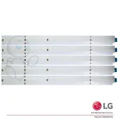 KIT BARRAMENTO LG 60UM7270PSA 60UK6200PSA AGM76729101 - 5 BARRAS