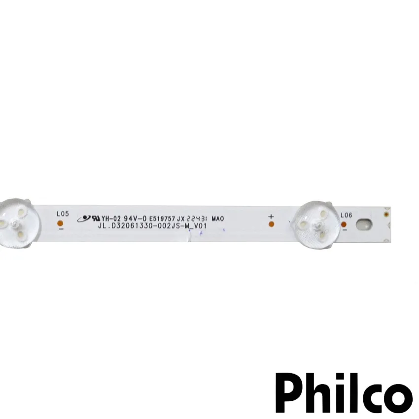 KIT BARRAMENTO LED PHILCO PTV32G60 PTV32G60SNBL LB-C320X19-E7N-H-G71-XRD1 / JL.D32061330-002JS-M_V01 | ORIGINAL