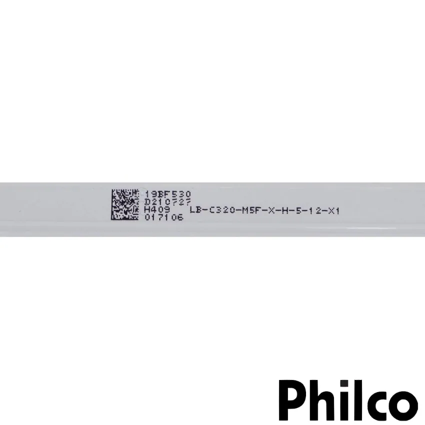 KIT BARRAMENTO LED PHILCO PTV32G52S PTV32G50D PTV32G50SN PTV32G70RCH JL.D32051330-002HS-M_V01 E469119- 2 BARRAS 5 LEDS