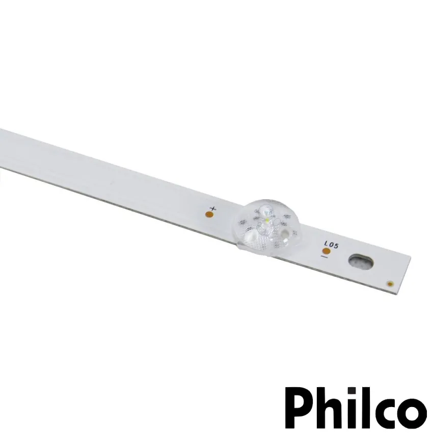 KIT BARRAMENTO LED PHILCO PTV32G52S PTV32G50D PTV32G50SN PTV32G70RCH JL.D32051330-002HS-M_V01 E469119- 2 BARRAS 5 LEDS