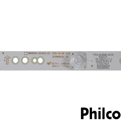 KIT BARRAMENTO PHILCO PH65G60DSGWAG 4K | 30 BARRAS | ORIGINAL