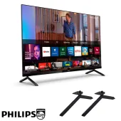 BASE PEDESTAL PHILIPS 32PFG6825/78 RC-3604-1 RC-3605-1 + 4 PARAFUSOS | ORIGINAL