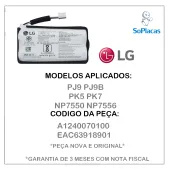 BATERIA RECARREGÁVEL LG PJ9 PJ9B PK5 PK7 NP7550 NP7556 A1240070100  EAC63918901 COV36123801