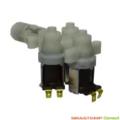 VALVULA ENTRADA DE ÁGUA 3 VIAS LAVADORA BRASTEMP 220V 50/60HZ BWL11AR BWT09B BWM08A BWH09B | 004258665