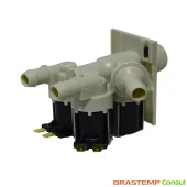VÁLVULA DE ENTRADA DE ÁGUA TRIPLA LAVADORA BRASTEMP 220V 50/60HZ BWG11ABBNA BWG11ARBNA | W10467328