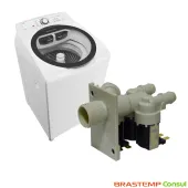 VÁLVULA DE ENTRADA DE ÁGUA TRIPLA LAVADORA BRASTEMP 220V 50/60HZ BWG11ABBNA BWG11ARBNA | W10467328