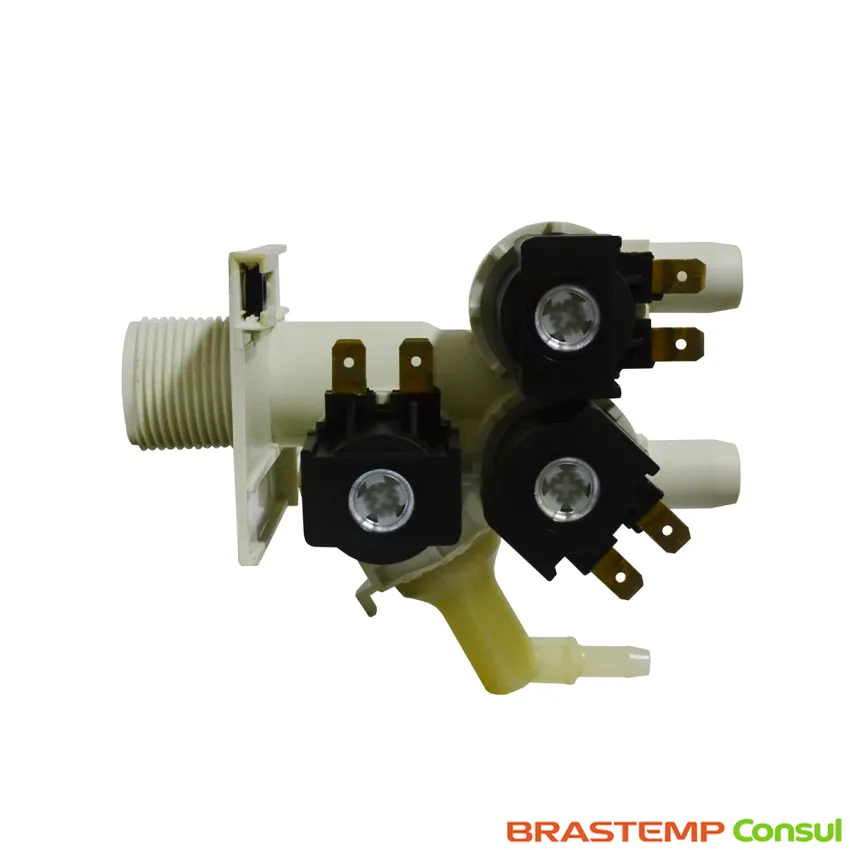 VÁLVULA DE ÁGUA ENTRADA TRIPLA BRASTEMP LAVADORA BWD15A9BNA BWD15A9BS2 BWD15ABBNA 220V | W11383843