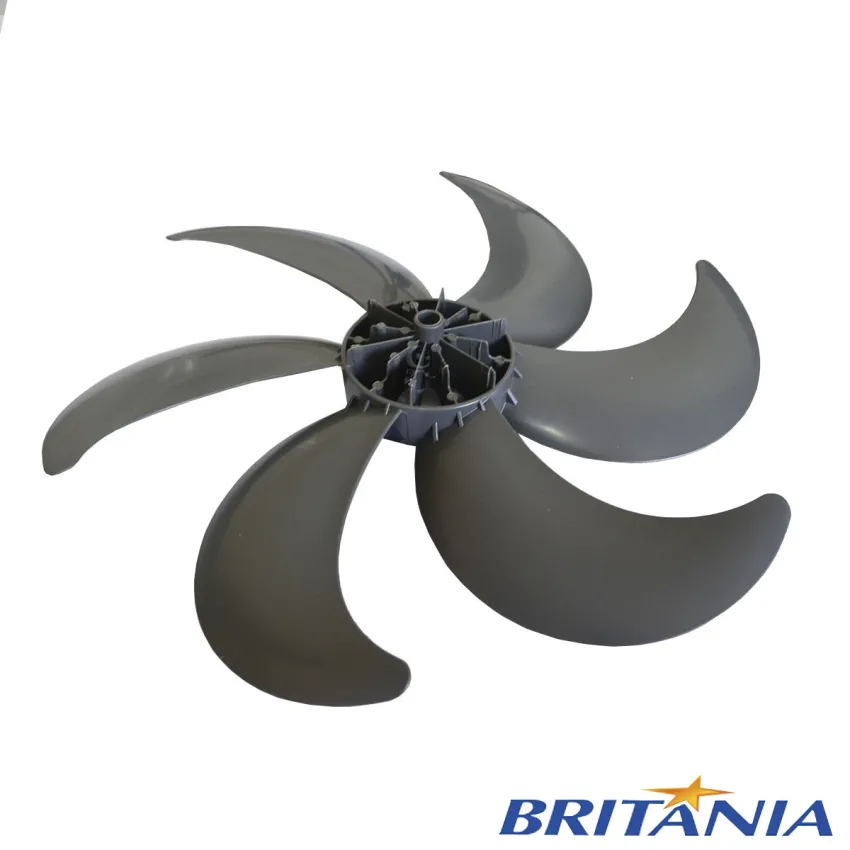 HÉLICE PARA VENTILADOR BRITÂNIA 6 PAS 30CM PROTECT 30 | VENTUS TURBO | B30 TURBO |  VENTUS 30 SIX | COR: CINZA ESCURO (023826PL)