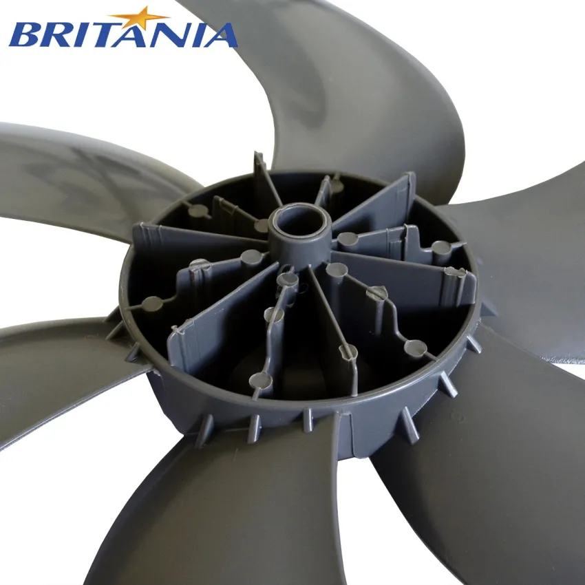 HÉLICE PARA VENTILADOR BRITÂNIA 6 PAS 30CM PROTECT 30 | VENTUS TURBO | B30 TURBO |  VENTUS 30 SIX | COR: CINZA ESCURO (023826PL)
