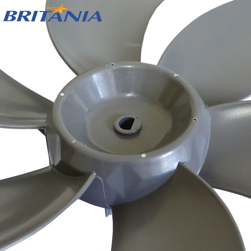 HÉLICE PARA VENTILADOR BRITÂNIA 6 PAS 30CM PROTECT 30 | VENTUS TURBO | B30 TURBO |  VENTUS 30 SIX | COR: CINZA ESCURO (023826PL)