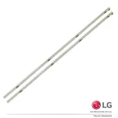 KIT BARRAMENTO LED LG 55LV640 55LV761 6916L2971A 6916L2972A AGF78646802 AGF80308401