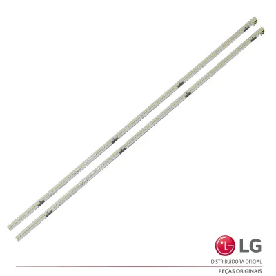 KIT BARRAMENTO LED LG 55LV640 55LV761 6916L2971A 6916L2972A AGF78646802 AGF80308401