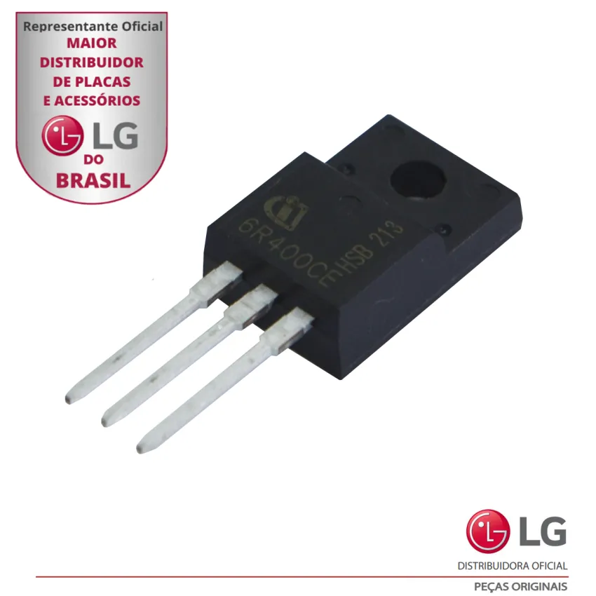 KIT 2 TRANSISTOR LG IPA60R400CE 6R400CE EBK62371603 CJ87 CJ88 - ORIGINAL