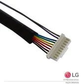 CABO 3 CONECTORES PARA PLACA DISPLAY E BOTÃO POWER AR CONDICIONADO LG AMNW09GEBA0 AMNW12GEBA0 EAD60714628 