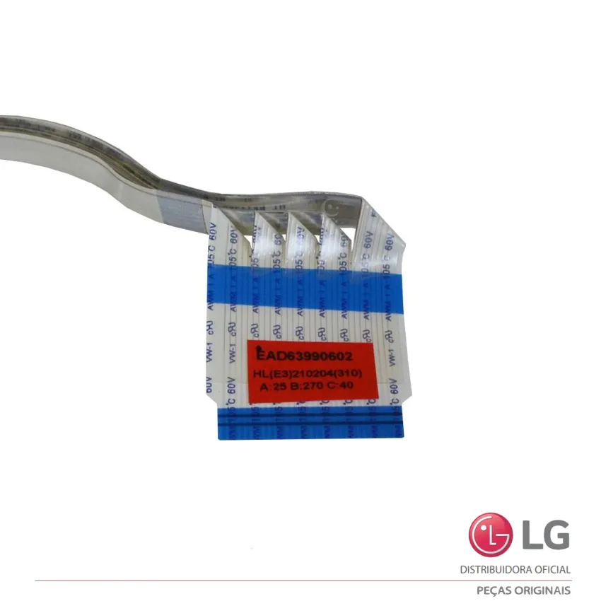CABO FLAT LG 22LK310 22LK311C 32LJ520B 32LJ600B 32LJ601C EAD61070407 EAD63990602 - ORIGINAL