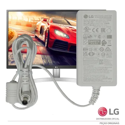 FONTE EXTERNA LG 19V-2.1A LCAP21C 27UL500-W 29WK600-W EAY62850505 EAY65890002 | ORIGINAL