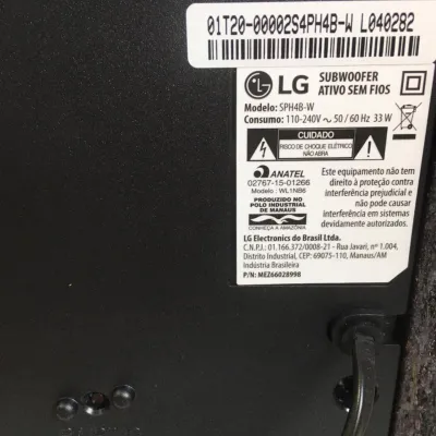 CAIXA ACÚSTICA SUBWOOFER SK4D SPH4B-W (SEMI NOVA)