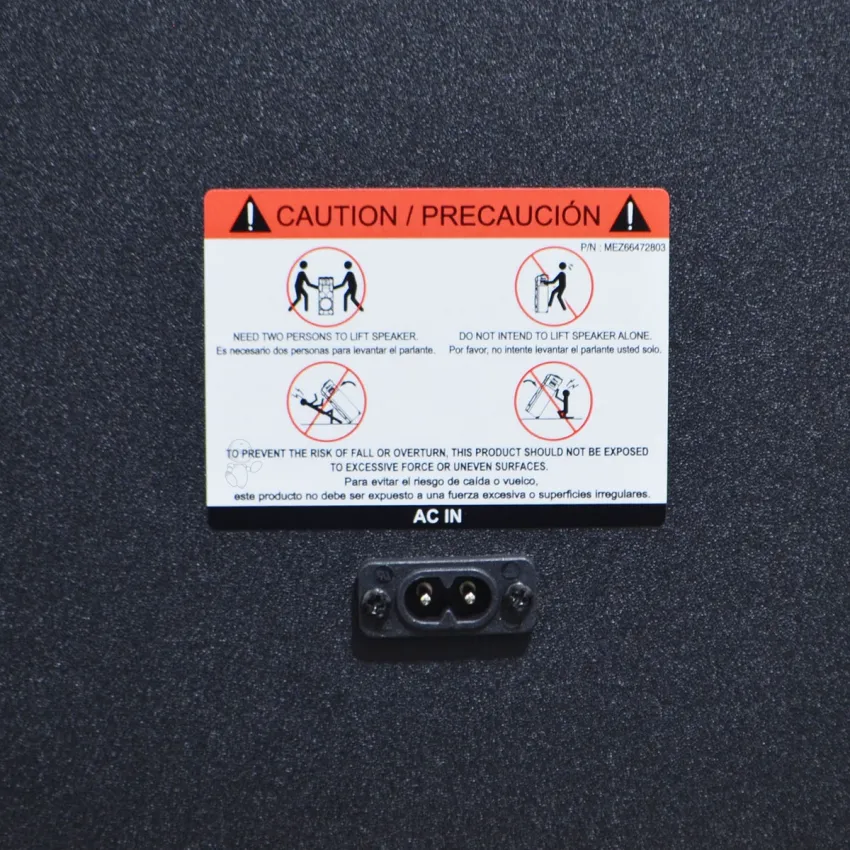 CAIXA ALTO FALANTE LG XBOOM OK55 500W TCG36928301 (APENAS PARTE INFERIOR) - ORIGINAL 