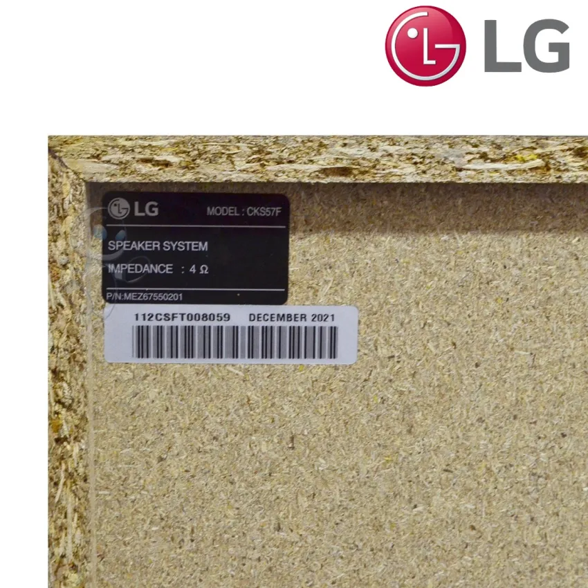 CAIXA ACÚSTICA LG CK57 CKS57F 350W 4Ohms TCG36948401 - ORIGINAL